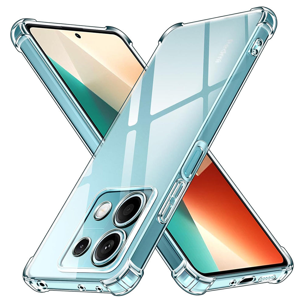 Custodia per Xiaomi Redmi Note 13 Pro 4G / Poco M6 Pro 4G, Techsuit, Shockproof Clear, Trasparente