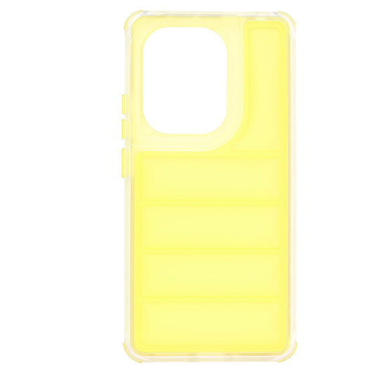 Coque pour Xiaomi Redmi Note 13 Pro 4G / Poco M6 Pro 4G, Techsuit, Wave Shield, Jaune