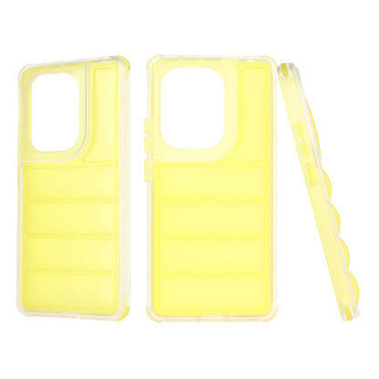 Custodia per Xiaomi Redmi Note 13 Pro 4G / Poco M6 Pro 4G, Techsuit, Wave Shield, Gialla