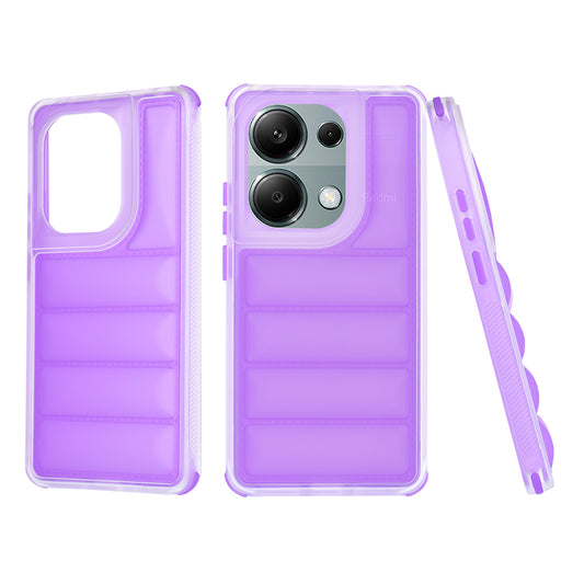 Coque pour Xiaomi Redmi Note 13 Pro 4G / Poco M6 Pro 4G, Techsuit, Wave Shield, Violet