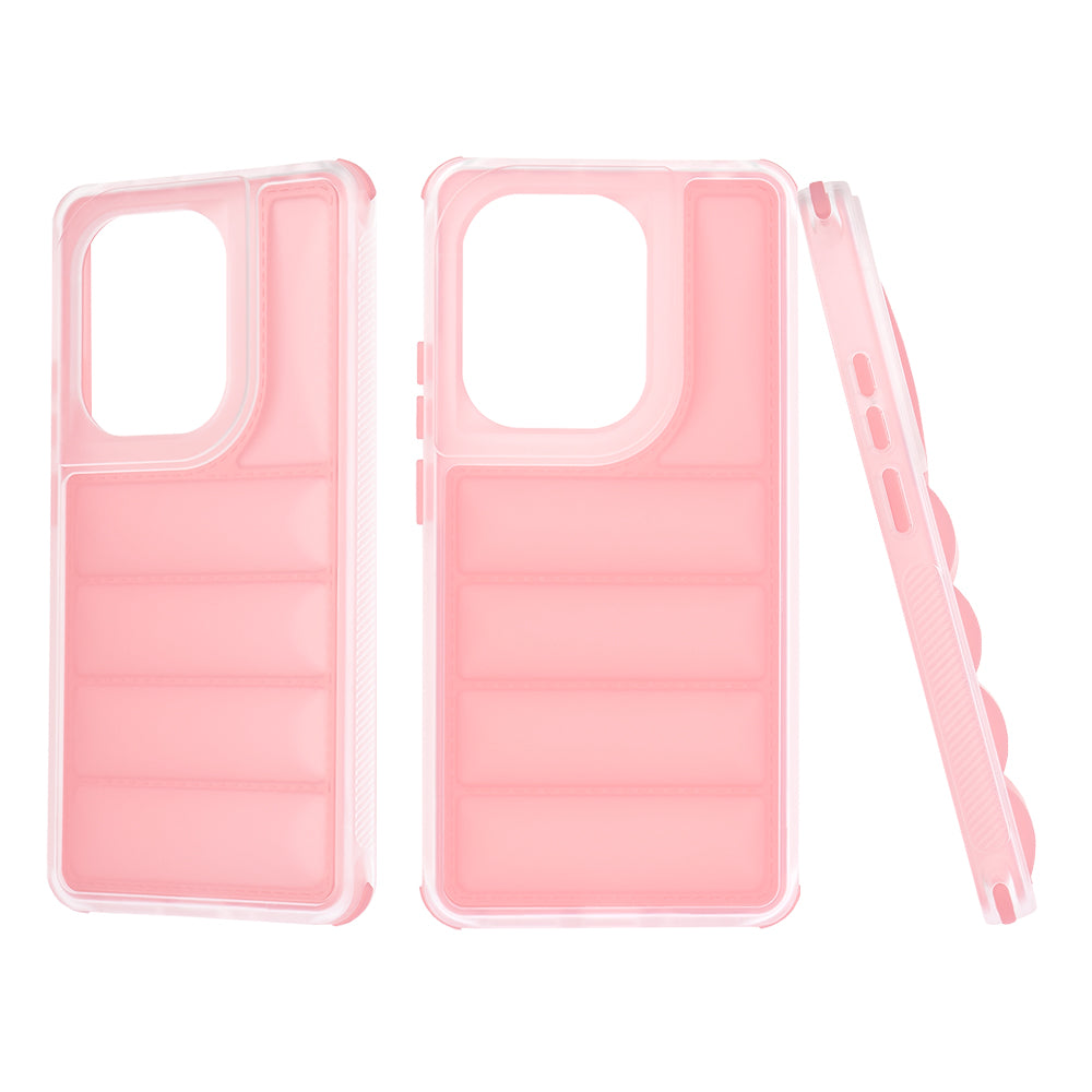 Hülle für Xiaomi Redmi Note 13 Pro 4G / Poco M6 Pro 4G, Techsuit, Wave Shield, Rosa