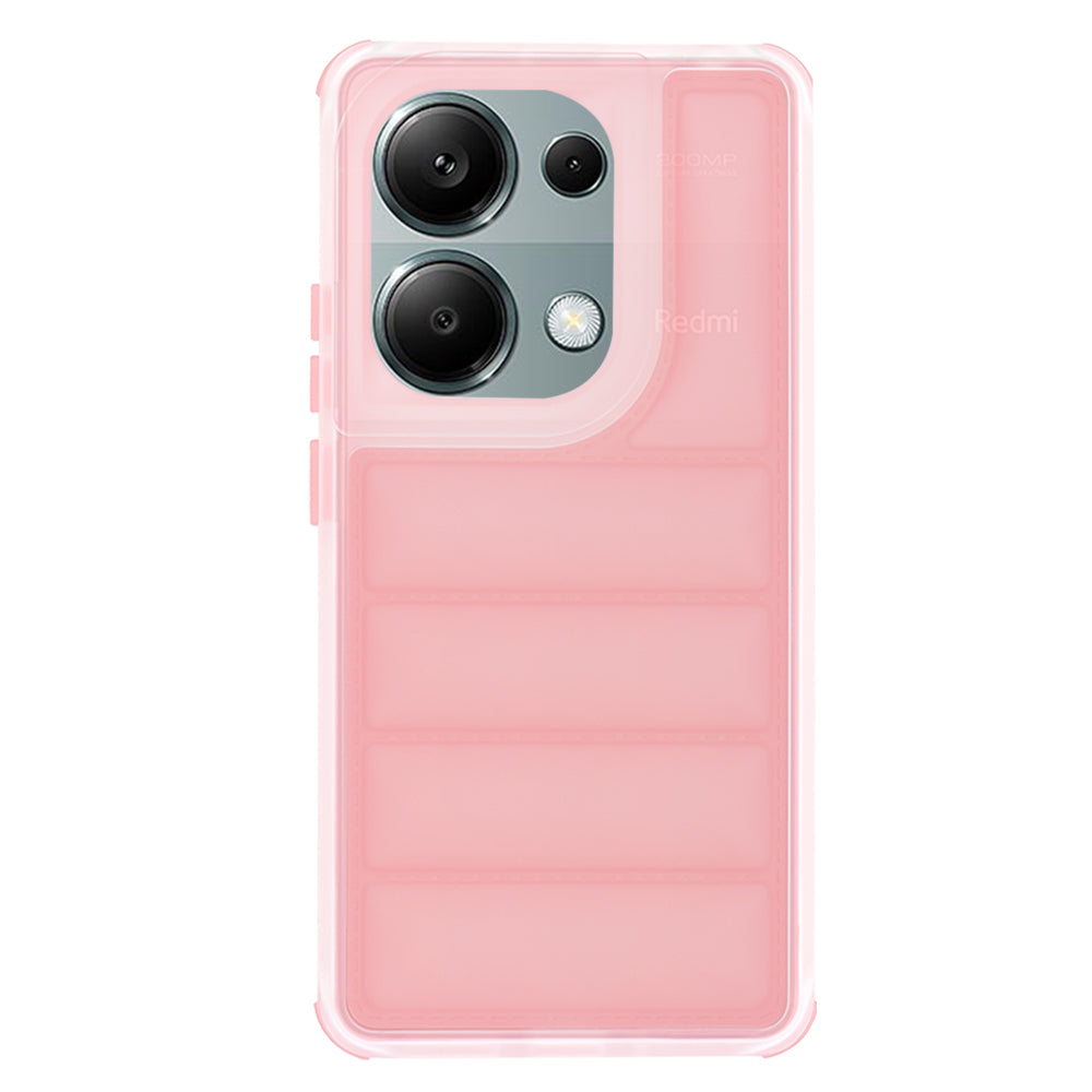 Hülle für Xiaomi Redmi Note 13 Pro 4G / Poco M6 Pro 4G, Techsuit, Wave Shield, Rosa