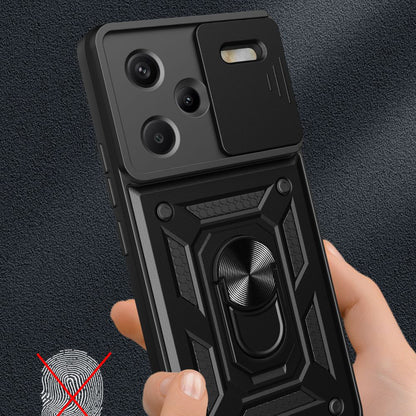 Custodia per Xiaomi Redmi Note 13 Pro+, Techsuit, CamShield, Nera