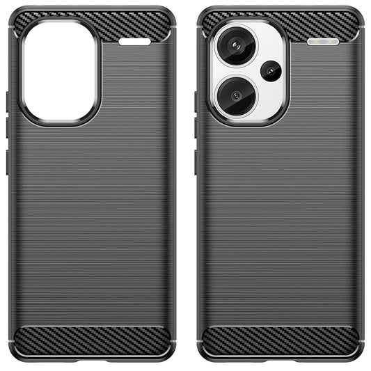 Custodia per Xiaomi Redmi Note 13 Pro+, Techsuit, Carbonio, Nera