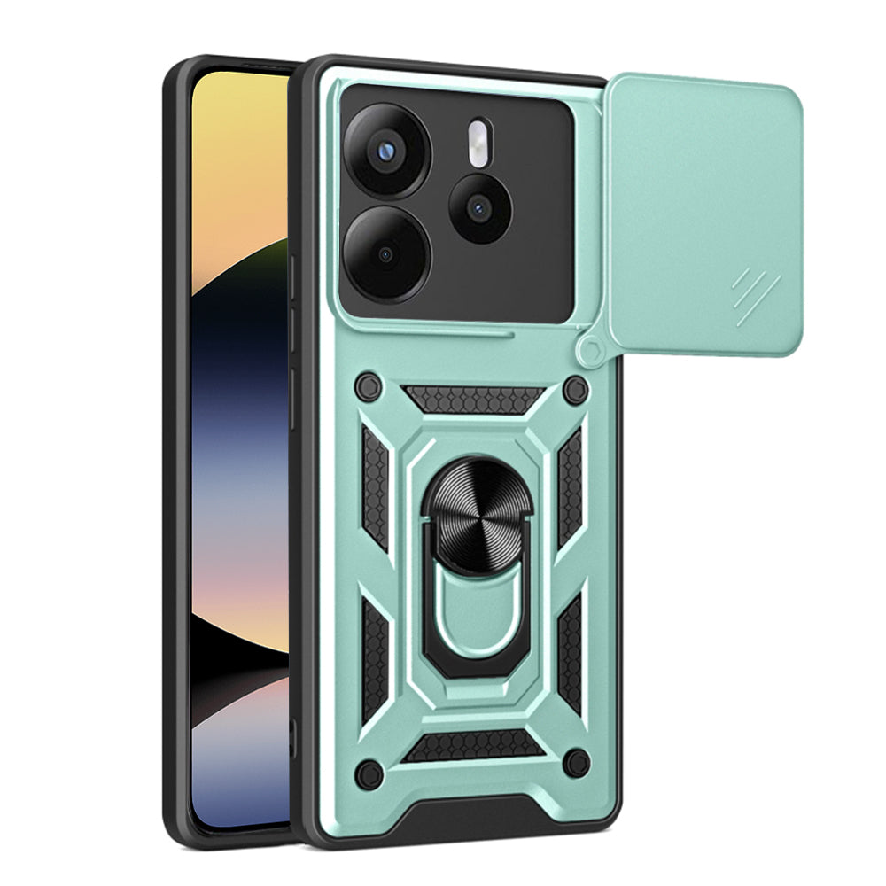 Coque pour Xiaomi Redmi Note 14 4G (Régional), Techsuit, CamShield, Vert