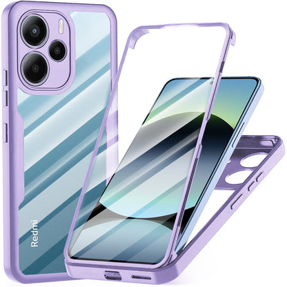 Custodia per Xiaomi Redmi Note 14 4G (Standard), Techsuit, ColorVerse 360, Viola
