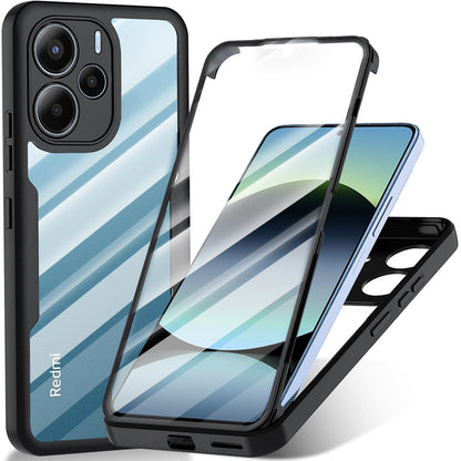 Custodia per Xiaomi Redmi Note 14 4G (Standard), Techsuit, ColorVerse 360, Nera