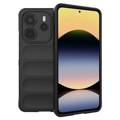 Custodia per Xiaomi Redmi Note 14 4G (Standard), Techsuit, Magic Shield, Nera