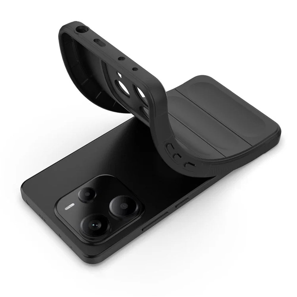 Custodia per Xiaomi Redmi Note 14 4G (Standard), Techsuit, Magic Shield, Nera