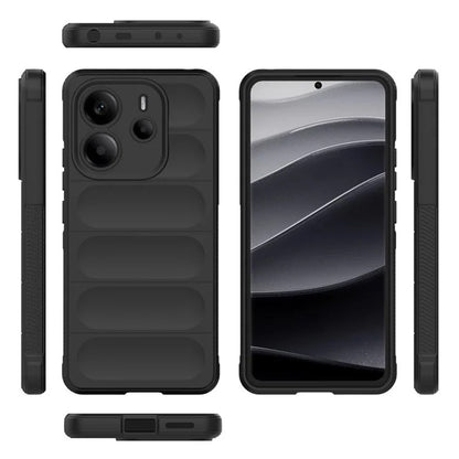 Custodia per Xiaomi Redmi Note 14 4G (Standard), Techsuit, Magic Shield, Nera