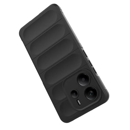 Custodia per Xiaomi Redmi Note 14 4G (Standard), Techsuit, Magic Shield, Nera