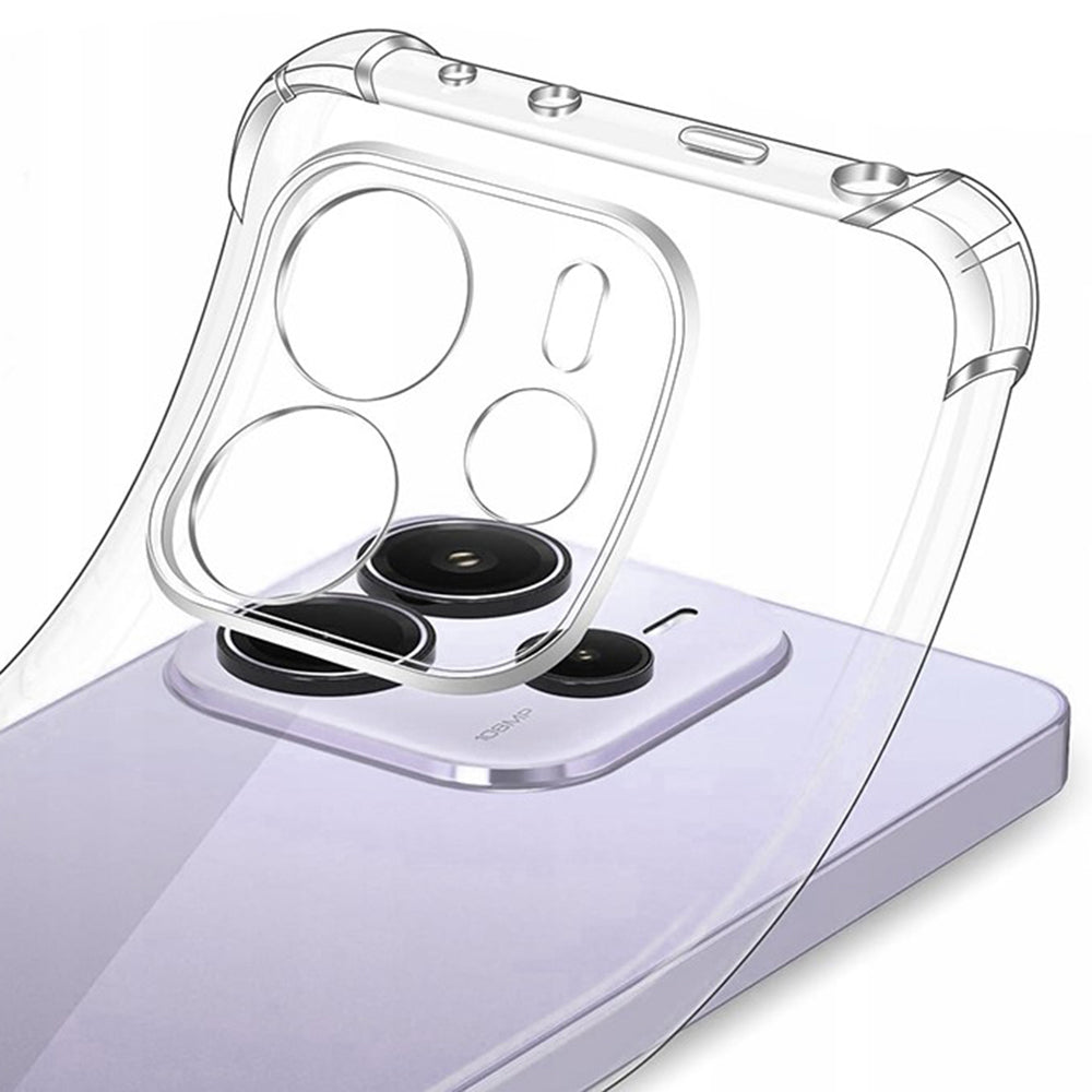 Custodia per Xiaomi Redmi Note 14 4G (Standard), Techsuit, Shockproof Clear, Trasparente