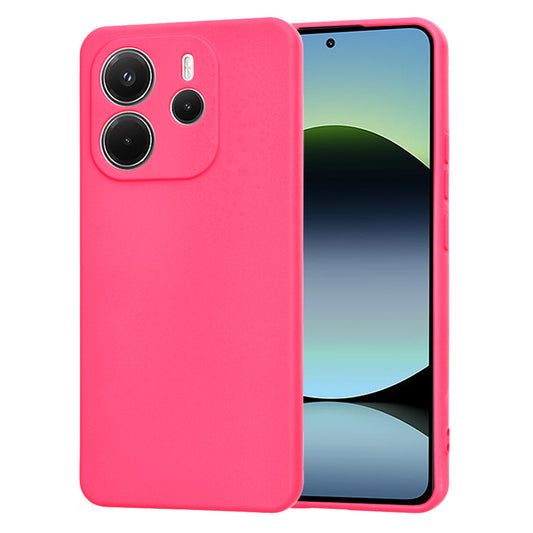 Hülle für Xiaomi Redmi Note 14 4G (Standard), Techsuit, SoftFlex, Dunkelrosa