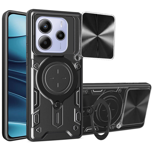 Coque pour Xiaomi Redmi Note 14 5G, Techsuit, CamGuard Pro, Noire