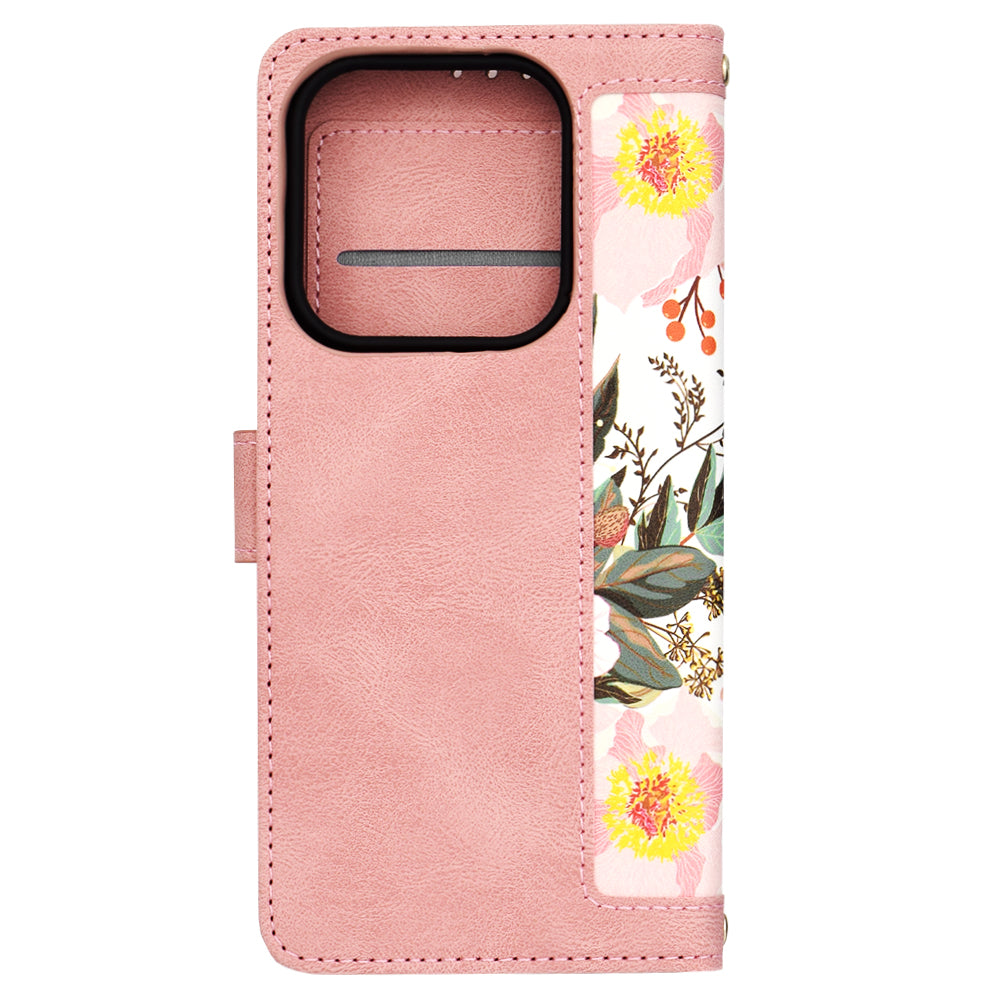 Hülle für Xiaomi Redmi Note 14 5G, Techsuit, FlipCraft, Rosa