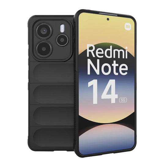 Coque pour Xiaomi Redmi Note 14 5G, Techsuit, Magic Shield, Noire