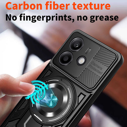 Coque pour Xiaomi Redmi Note 14 5G, Techsuit, RuggedCam, Noire