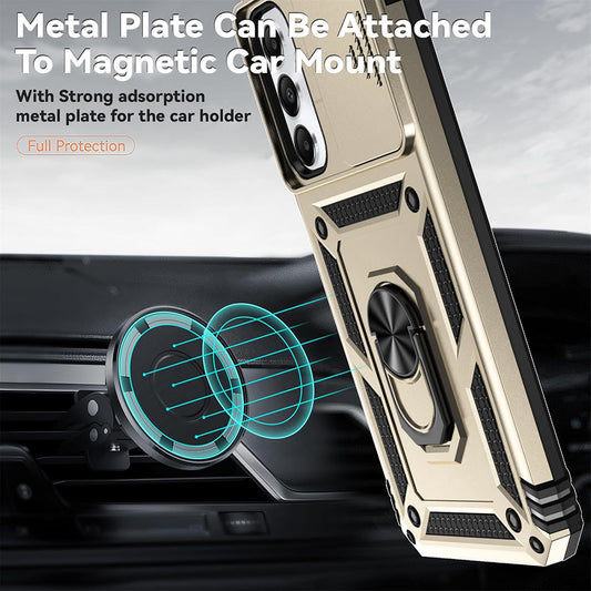 Case for Xiaomi Redmi Note 14 Pro 4G, Techsuit, CamShield, Gold