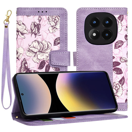 Custodia per Xiaomi Redmi Note 14 Pro 4G, Techsuit, FlipCraft, Viola