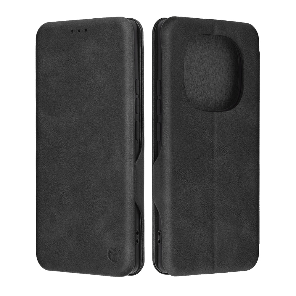 Custodia per Xiaomi Redmi Note 14 Pro 4G, Techsuit, Safe Wallet Plus, Nera