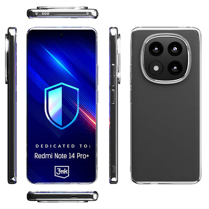 Custodia per Xiaomi Redmi Note 14 Pro+ 5G, 3MK, Clear, Trasparente