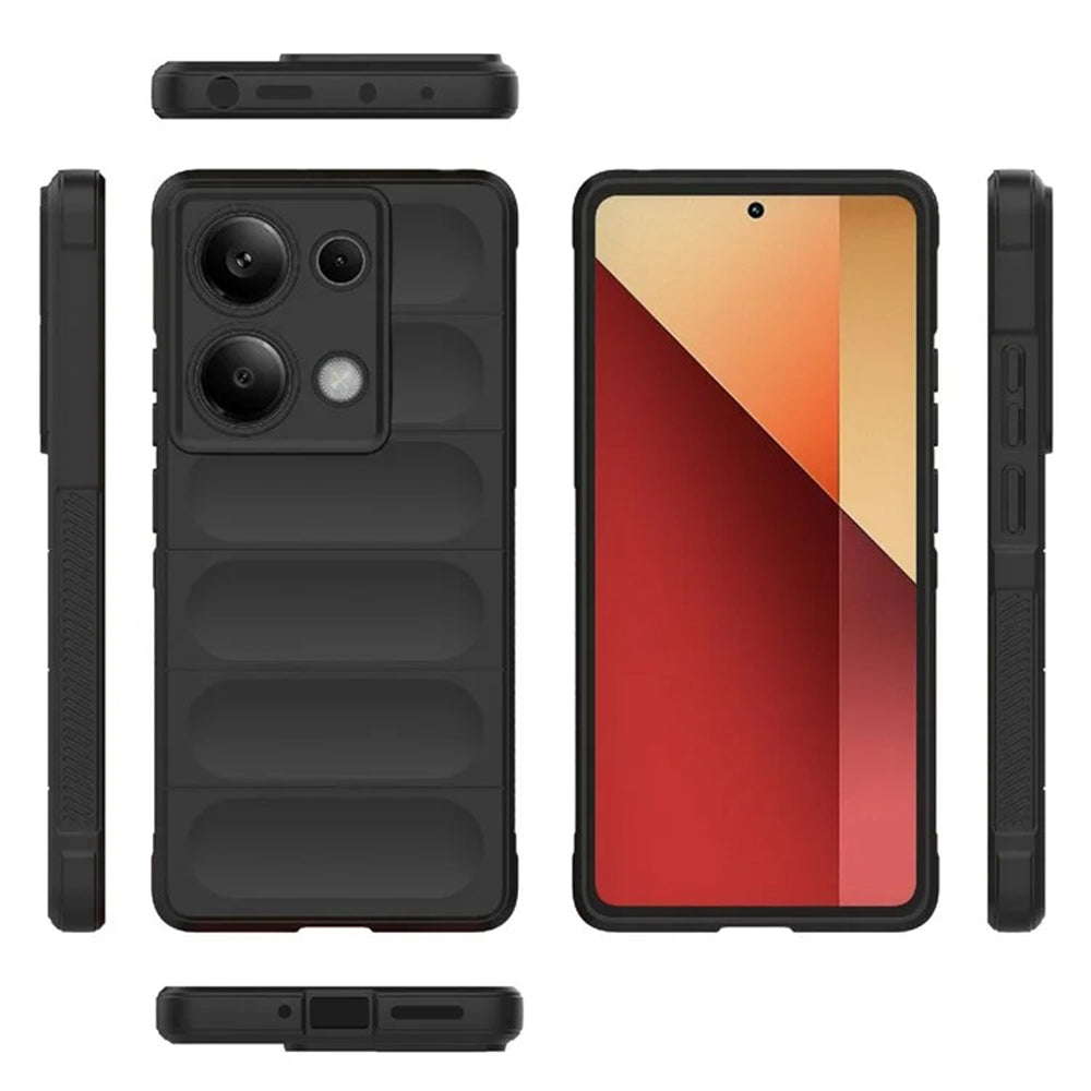 Custodia per Xiaomi Redmi Note 14S, Techsuit, Magic Shield, Nera