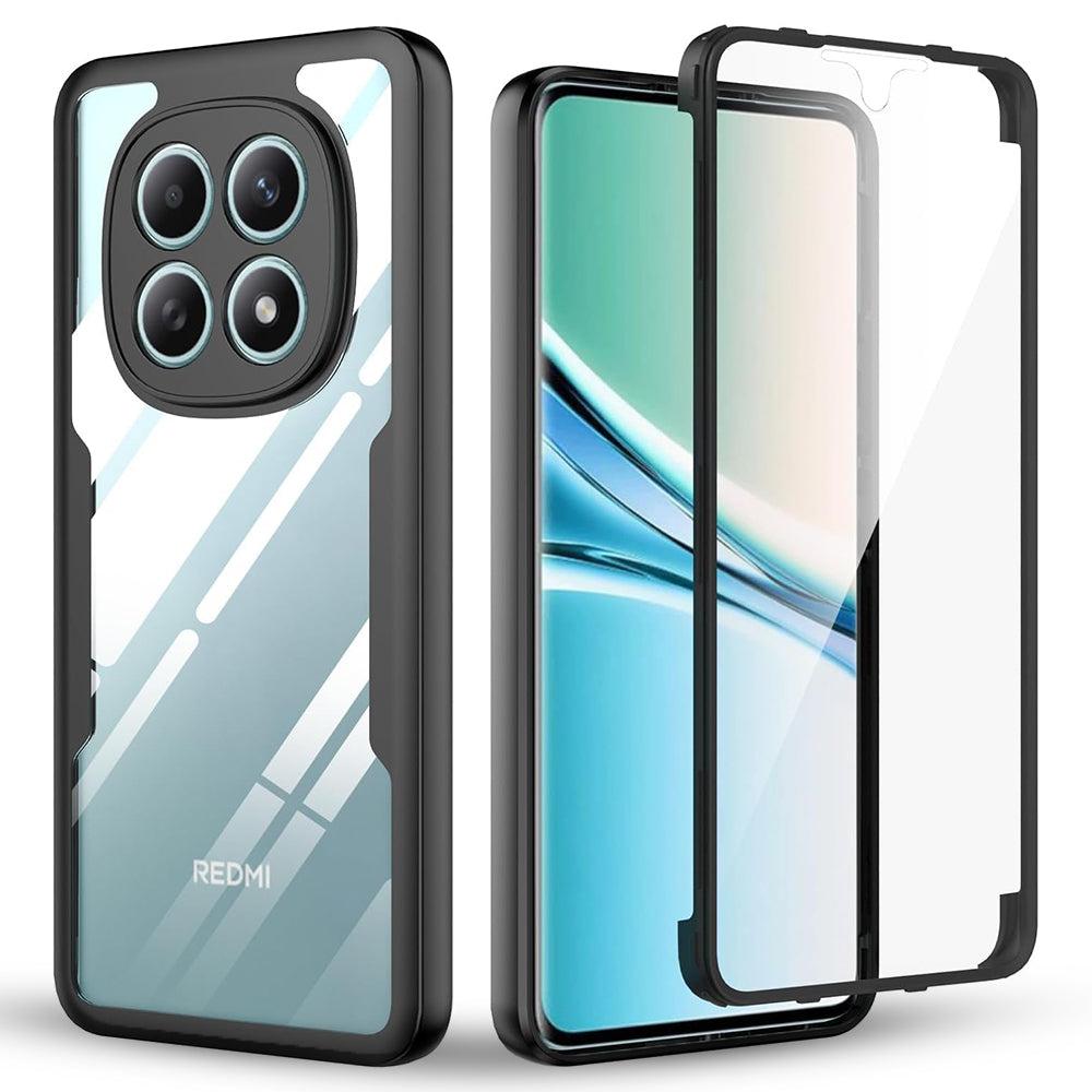 Custodia per Xiaomi Redmi Note 15 4G, Techsuit, ColorVerse 360, Nera