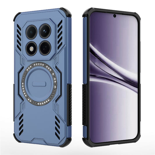 Custodia MagSafe per Xiaomi Redmi Note 15 Pro 4G, Techsuit, ArmorMag, Blu