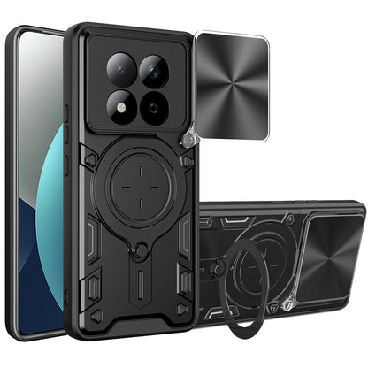 Hülle für Xiaomi Redmi Note 15 Pro 4G, Techsuit, CamGuard Pro, Schwarz