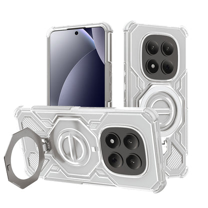 Custodia per Xiaomi Redmi Note 15 Pro 4G, Techsuit, Carbon Shield Pro, Bianca