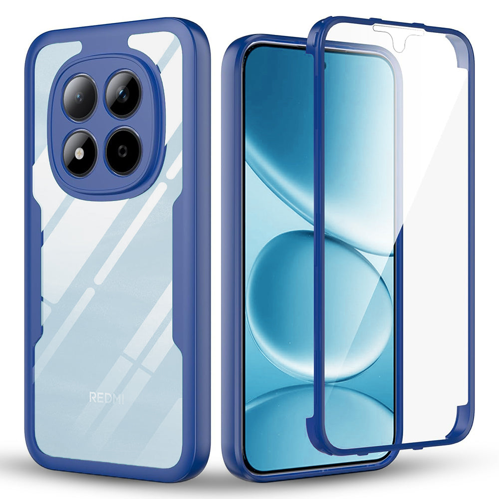 Custodia per Xiaomi Redmi Note 15 Pro 4G, Techsuit, ColorVerse 360, Blu