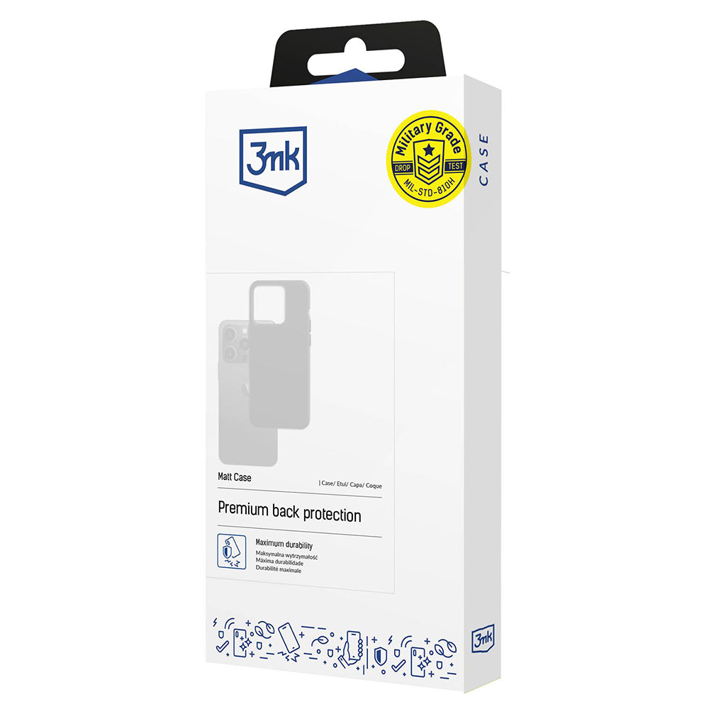 Custodia per Xiaomi Redmi Note 15 Pro 5G, 3MK, Nera Opaca