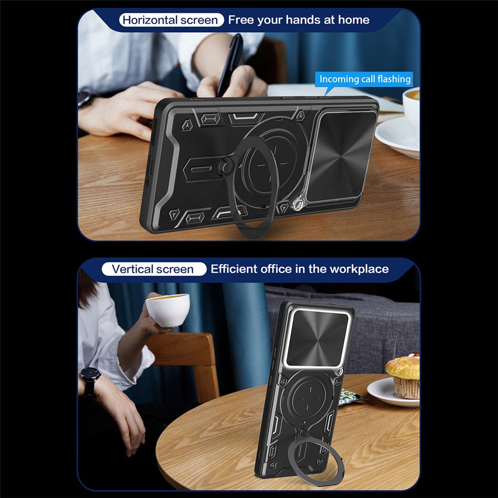 Custodia per Xiaomi Redmi Note 15 Pro 5G, Techsuit, CamGuard Pro, Viola