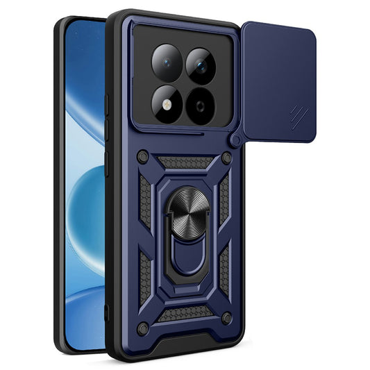 Custodia per Xiaomi Redmi Note 15 Pro 5G, Techsuit, CamShield, Blu