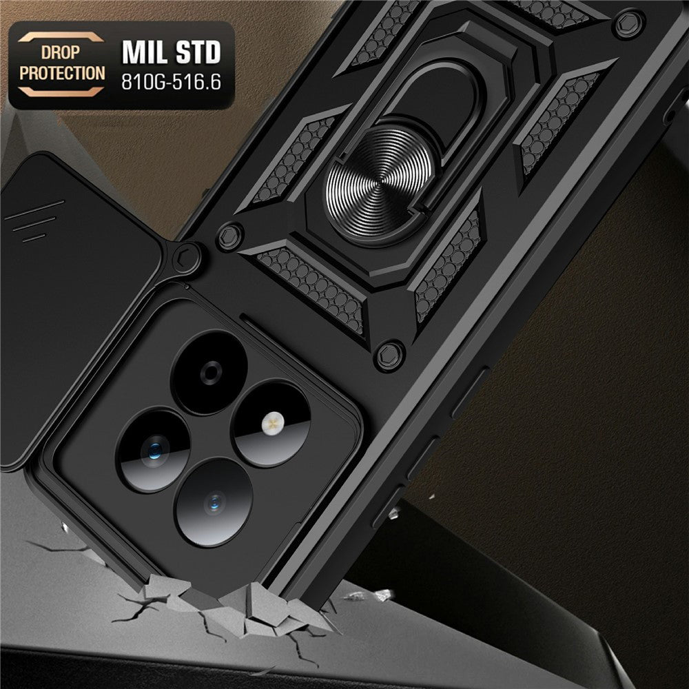 Custodia per Xiaomi Redmi Note 15 Pro 5G, Techsuit, CamShield, Blu