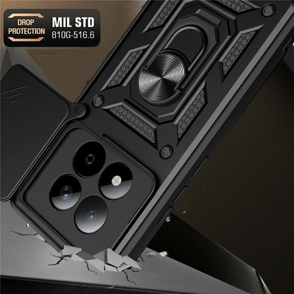 Custodia per Xiaomi Redmi Note 15 Pro 5G, Techsuit, CamShield, Blu