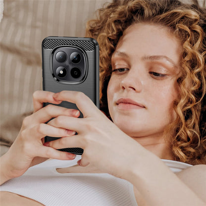 Hülle für Xiaomi Redmi Note 15 Pro 5G, Techsuit, Carbon, Schwarz