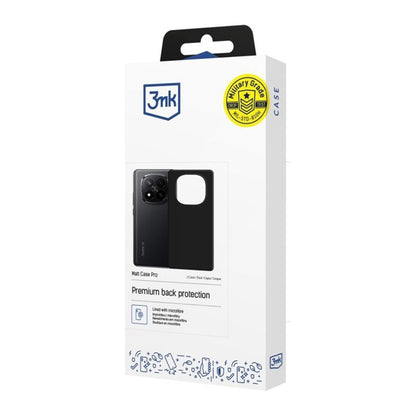 Custodia per Xiaomi Redmi Note 15 Pro+ 5G, 3MK, Pro, Nera Opaca