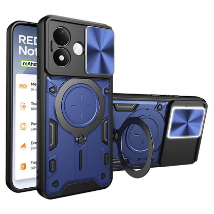 Custodia per Xiaomi Redmi Note 17 4G / Note 17 5G, Techsuit, CamGuard Pro, blu
