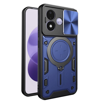 Custodia per Xiaomi Redmi Note 17 4G / Note 17 5G, Techsuit, CamGuard Pro, blu
