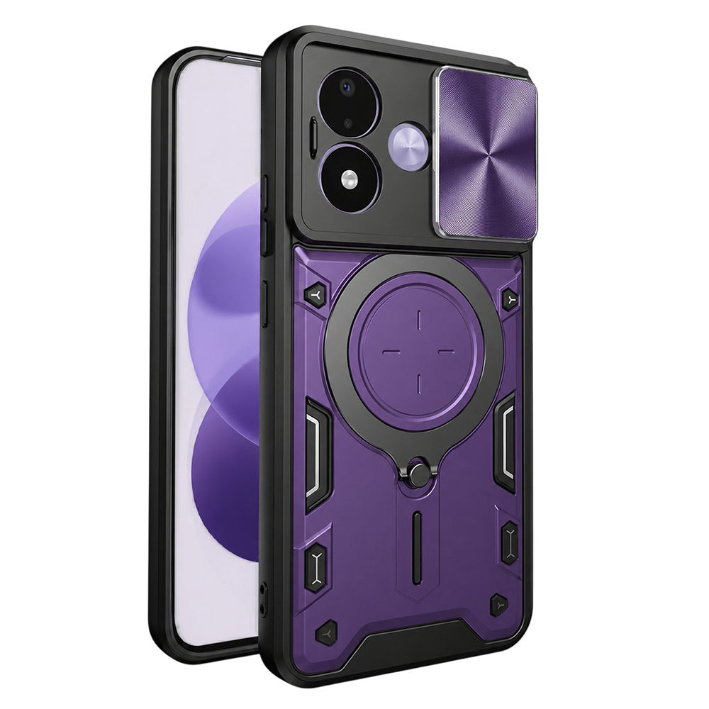 Custodia per Xiaomi Redmi Note 17 4G / Note 17 5G, Techsuit, CamGuard Pro, Viola