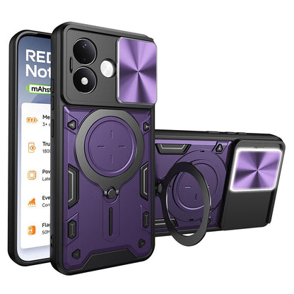 Custodia per Xiaomi Redmi Note 17 4G / Note 17 5G, Techsuit, CamGuard Pro, Viola