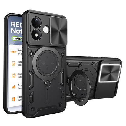 Custodia per Xiaomi Redmi Note 17 4G / Note 17 5G, Techsuit, CamGuard Pro, nera