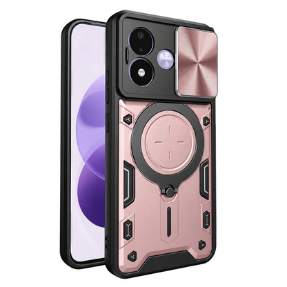 Custodia per Xiaomi Redmi Note 17 4G / Note 17 5G, Techsuit, CamGuard Pro, rosa dorato