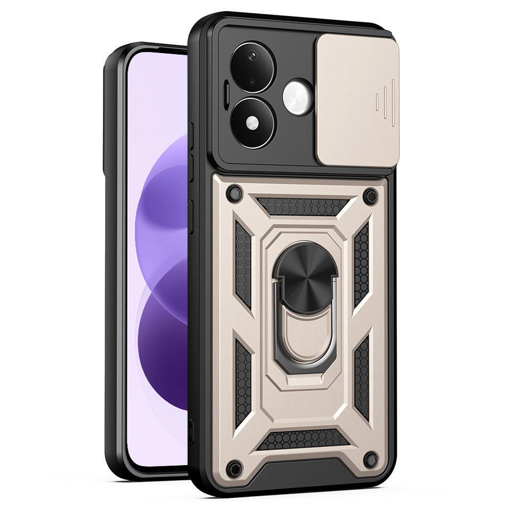 Coque pour Xiaomi Redmi Note 17 4G / Note 17 5G, Techsuit, CamShield, dorée