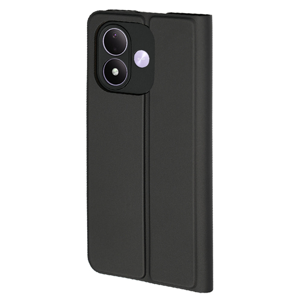 Étui pour Xiaomi Redmi Note 17 4G / Note 17 5G, Techsuit, Magskin Book, noir