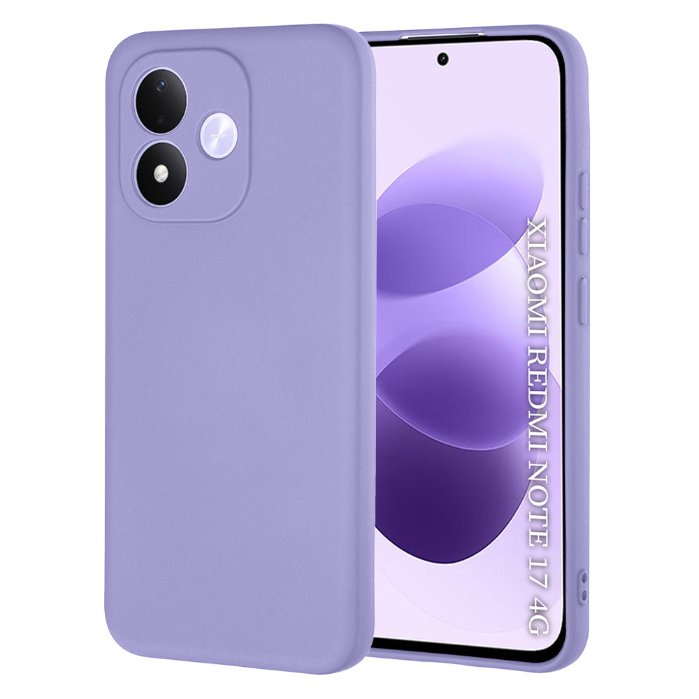 Coque pour Xiaomi Redmi Note 17 4G / Note 17 5G, Techsuit, SoftFlex, violet clair