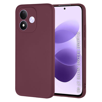 Custodia per Xiaomi Redmi Note 17 4G / Note 17 5G, Techsuit, SoftFlex, bordeaux