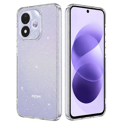 Hülle für Xiaomi Redmi Note 17 4G / Note 17 5G, Techsuit, SparkleSkin, transparent