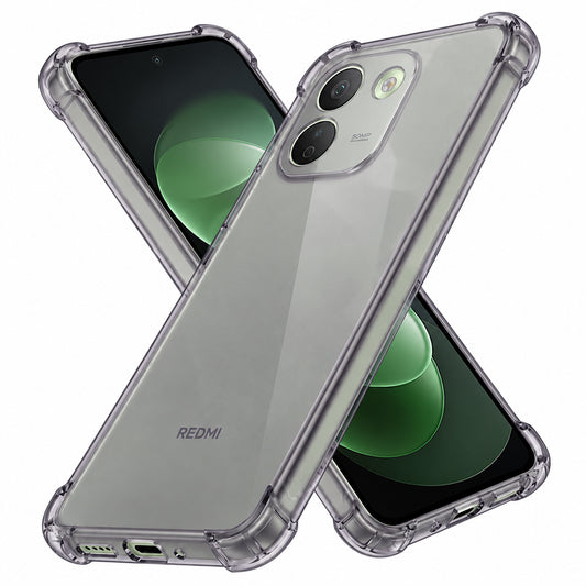 Coque pour Xiaomi Redmi Note 17 Pro Max, Techsuit, Transparent Antichoc, Fumé